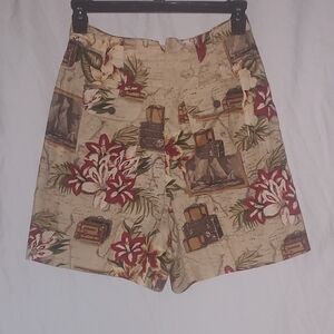 Floral Print Women's Bermuda Shorts